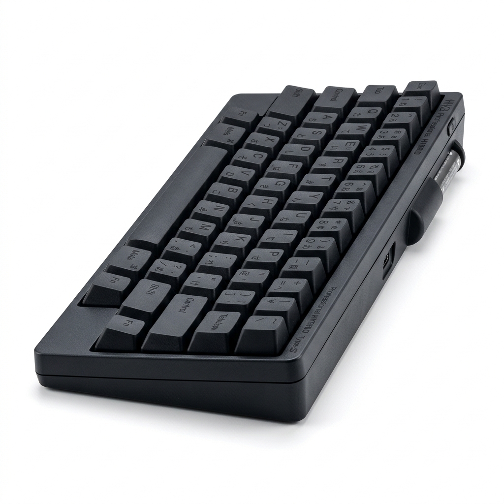 国内定番の絶対王者 PFU HHKB Professional HYBRID Type-S の製品外観(自腹購入・白背景)