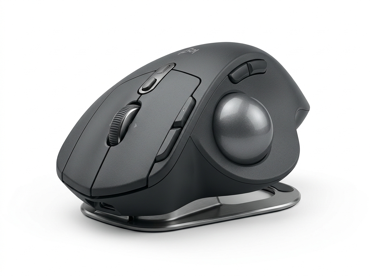 国内定番の王者 Logicool MX ERGO の製品外観(自腹購入)