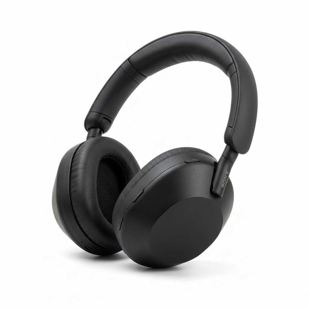 国内定番の絶対王者 Sony WH-1000XM5 の製品外観（自腹購入・白背景）